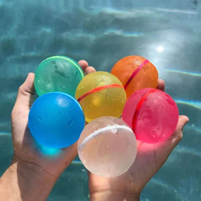 Reusable 6.5cm Water Balls with Magnetic Closure для Summer Fun