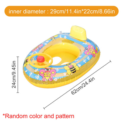 Inflatable Mini Yacht Pool Float for Kids and Adults