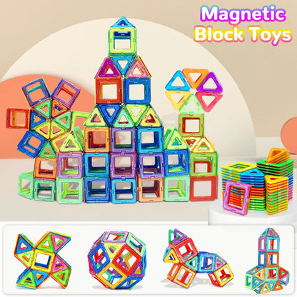 Medium Magnetic Building Blocks for STEM Learning fun