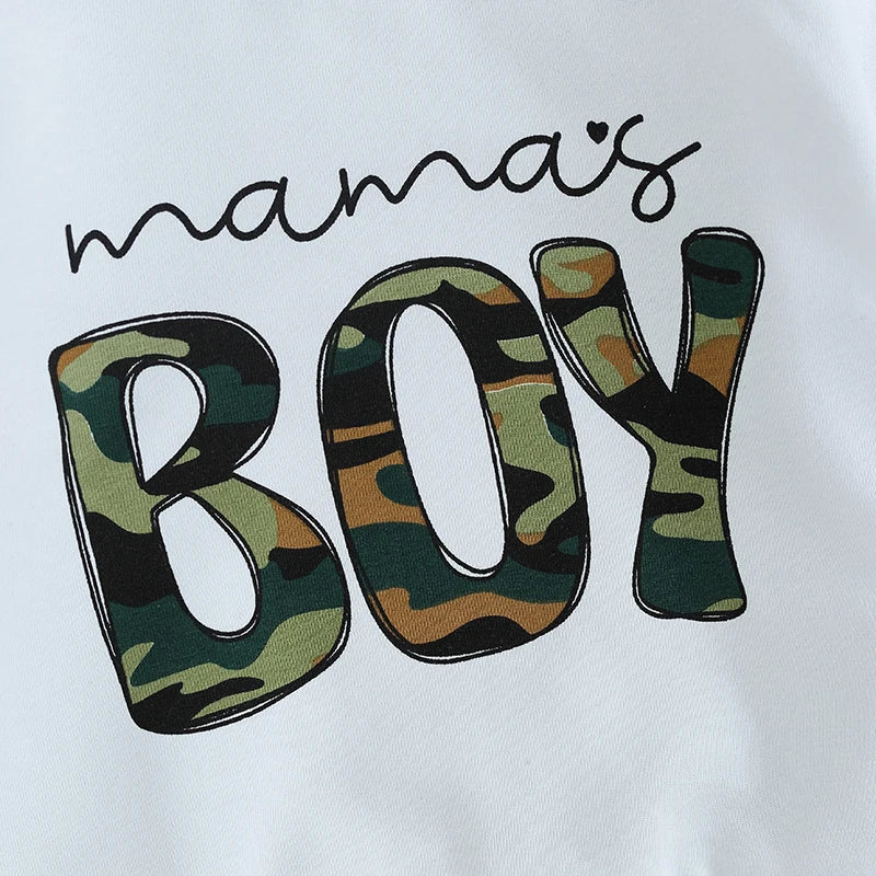 Toddler Boys' Camouflage Long Sleeve Sweatshirt & Pants Set