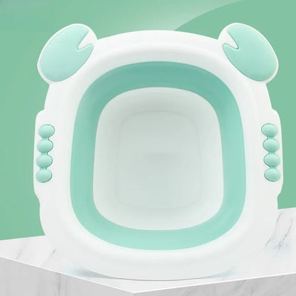 Foldable Baby Bath Tub for Travel - Lightweight & Compact