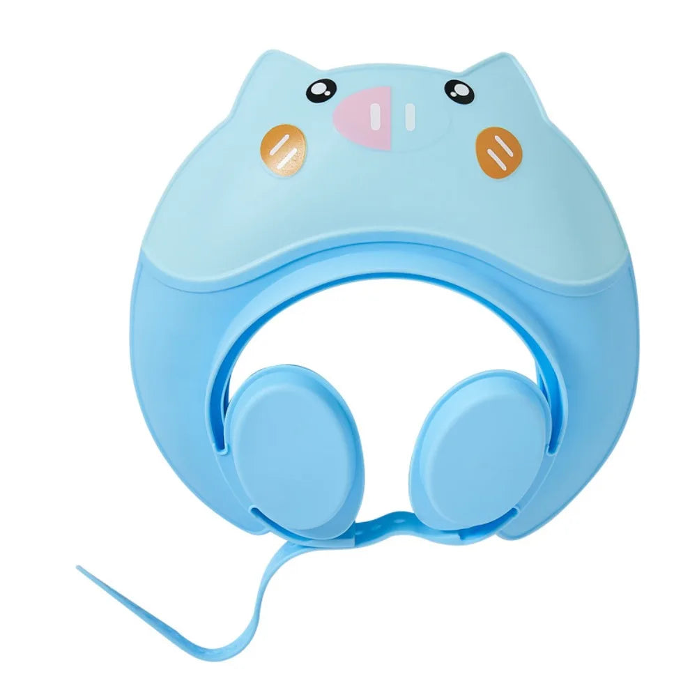 Soft Waterproof Baby Shower Cap for Eye & Ear Protection