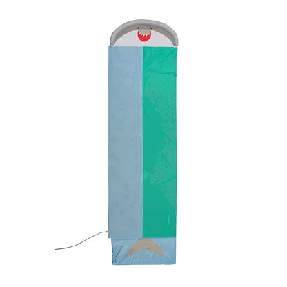 Outdoor Whale Water Slide for Two Kids with Spray Features
