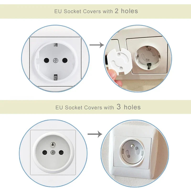 10PCS Child Safety Socket Covers for Electric Outlets