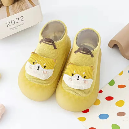 Soft Sole Non-Slip Baby Socks with Cute Animal Designs 0-3T