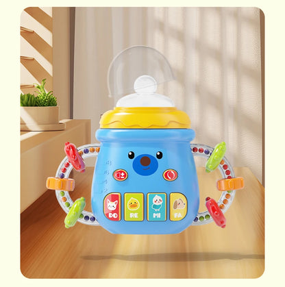Musical Soothing Teether Rattle for Babies 0-12 Months