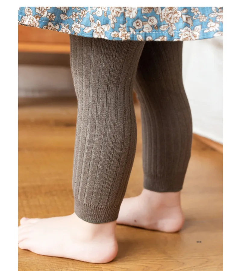 Cotton Stretch Leggings for Baby Boys and Girls (0-6 Years)