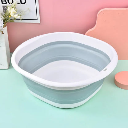 Portable Folding Baby Bath Basin for Travel and Home Use