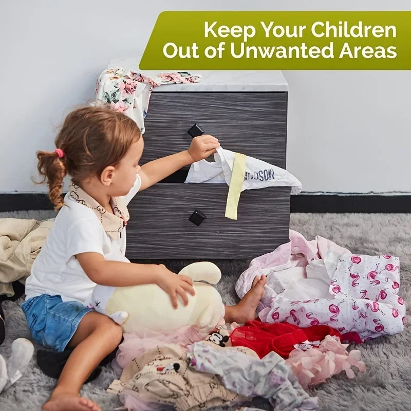 Child Safety Cabinet Locks - Adhesive Drawer Latches