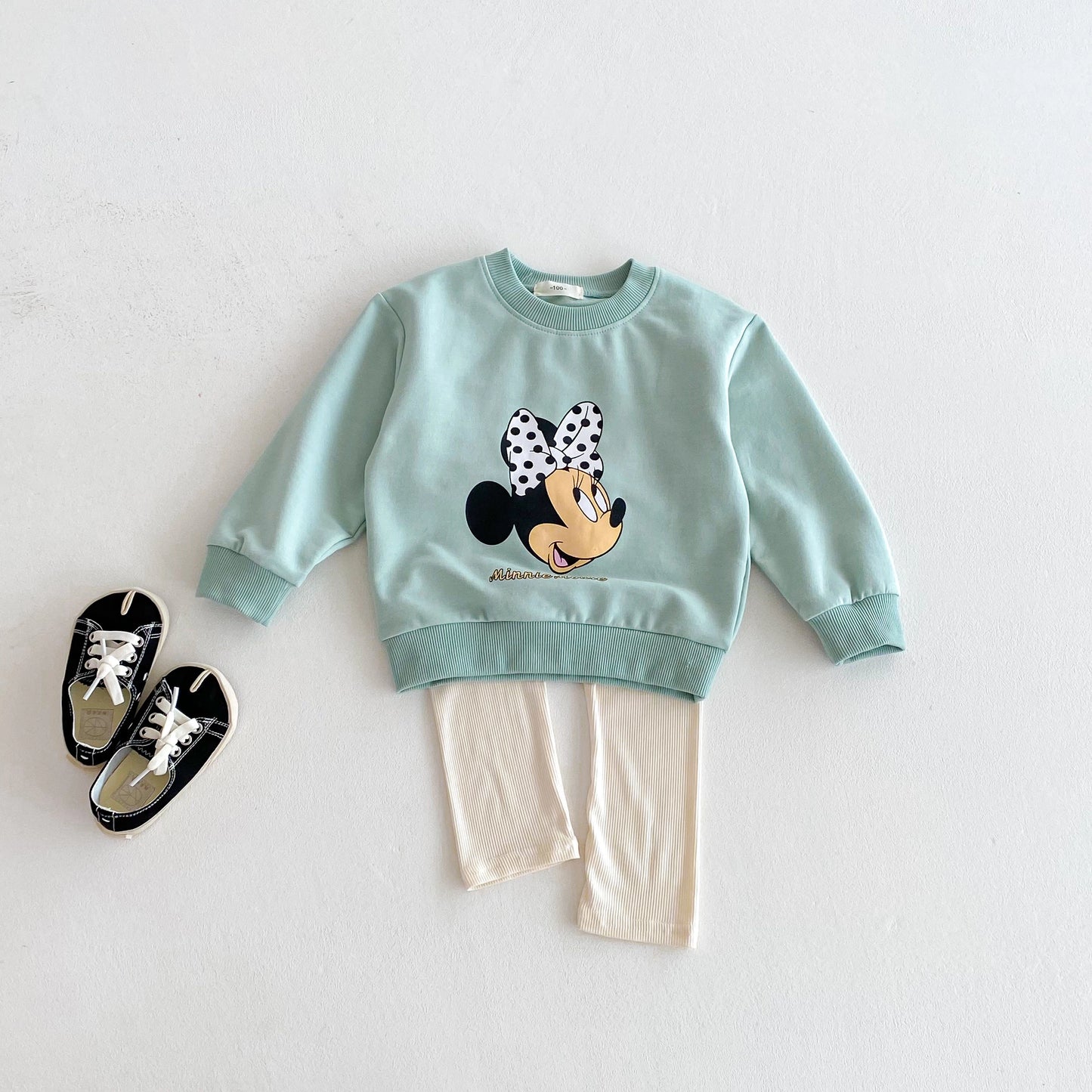 Mickey Mouse Hoodie and Pants Set for Girls