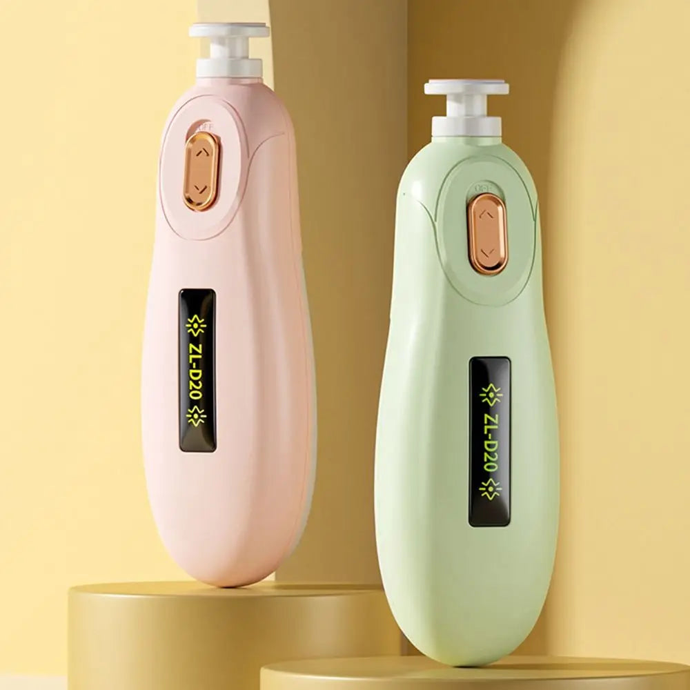 Electric Baby Nail Trimmer with 6 Grinding Heads for Infants