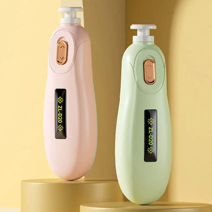Electric Baby Nail Trimmer with 6 Grinding Heads for Infants
