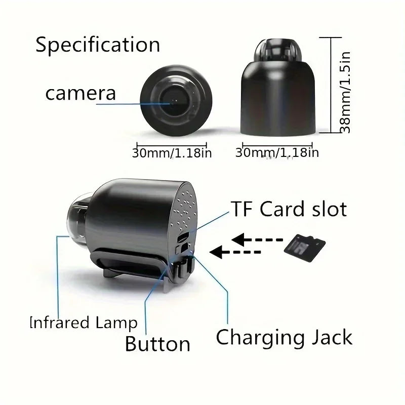 1080P Mini WiFi Security Camera for Home Monitoring