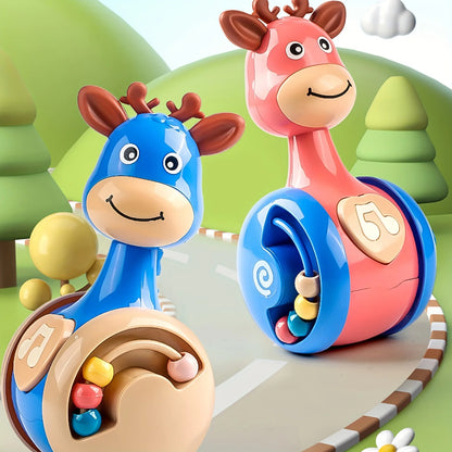 Fawn Sliding Tumblers Rattle Toy for Baby Learning and Play