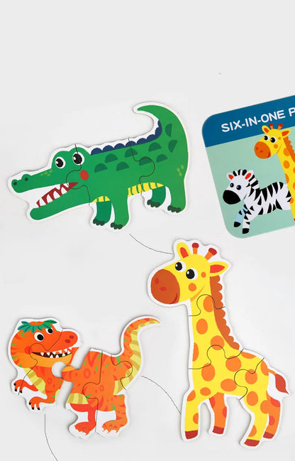 Alphabet and Number Wooden Puzzle for Toddlers 1-3 Years