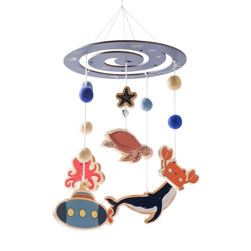 Musical Baby Cloud Rattle & Crib Mobile for Newborns
