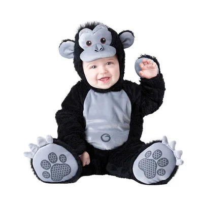 Infant Baby Girls' Holiday Costume Rompers - Lion & Dinosaur