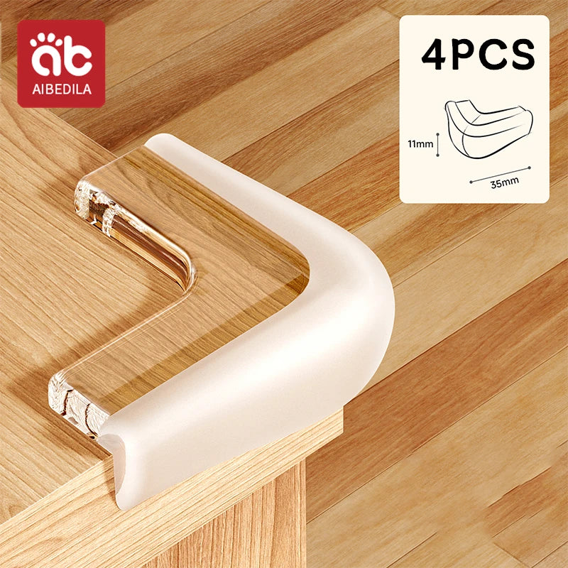 Baby Corner Protectors - Soft Silicone Safety Bumpers 4pcs