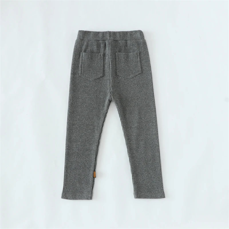 Cotton High Waist Leggings for Baby Girls and Boys