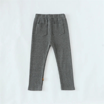 Cotton High Waist Leggings for Baby Girls and Boys