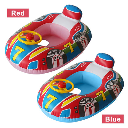 Inflatable Baby Swim Ring - Toddler Float Seat for Water Fun
