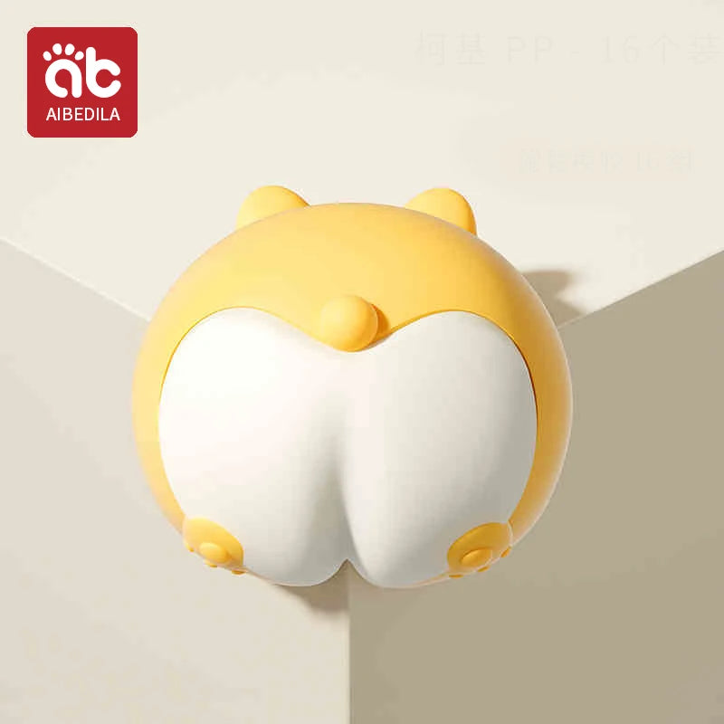 Silicone Corner Protectors for Baby Safety - Cute Cartoon Design