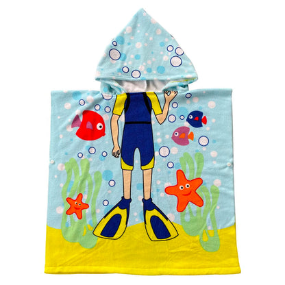 Dinosaur Hooded Bathrobe for Kids and Infants