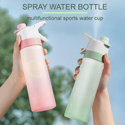 BPA Free Spray Water Bottle for Girls – Outdoor Sports Fitness Travel Drinkware