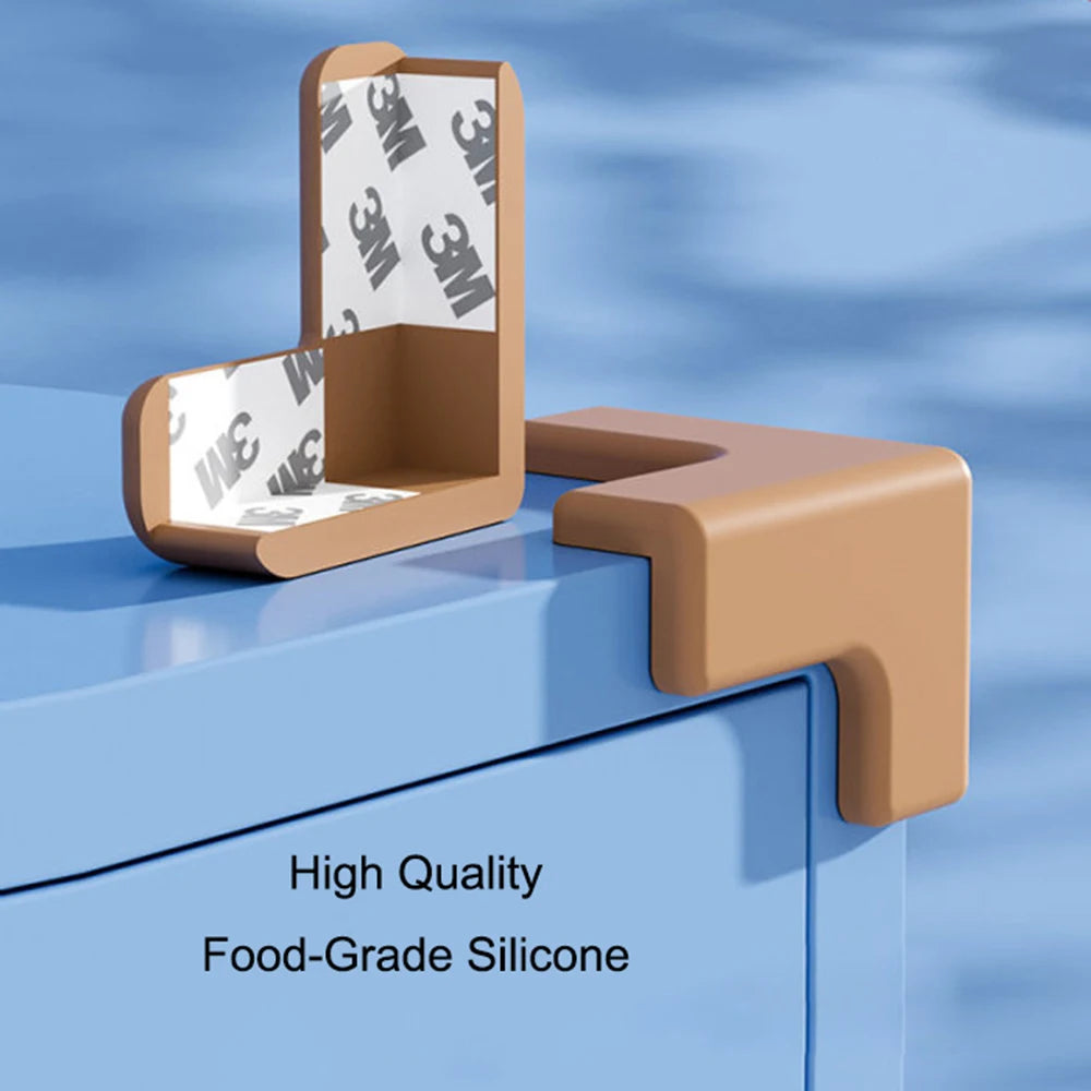 Silicone Corner Guards for Baby Safety - 4 Pcs Set