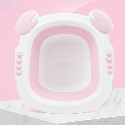 Foldable Baby Bath Tub for Travel - Lightweight & Compact