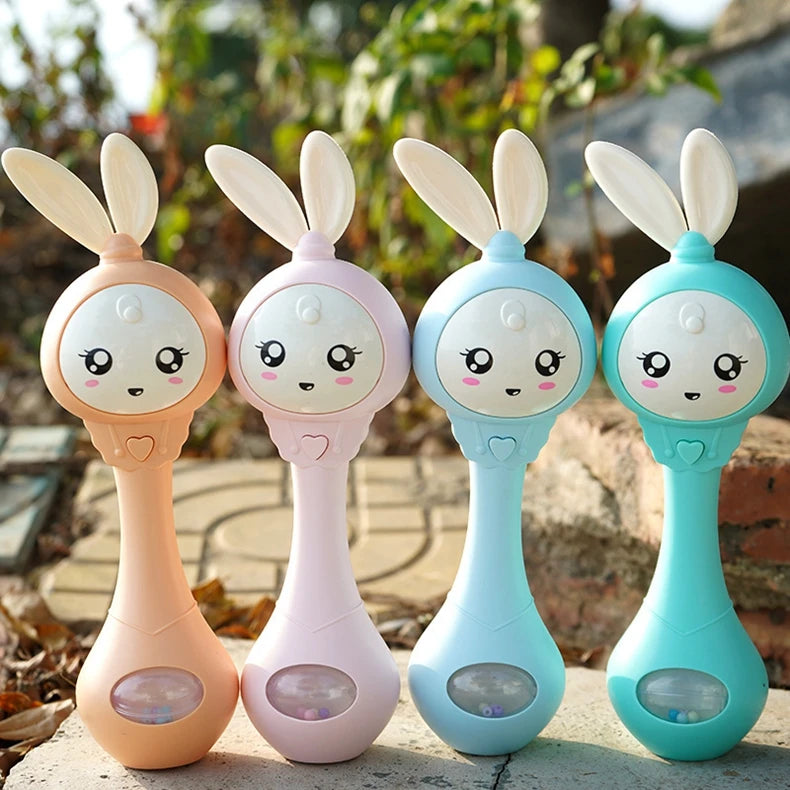 Smart Bunny Musical Rattle Toy for Newborns and Infants