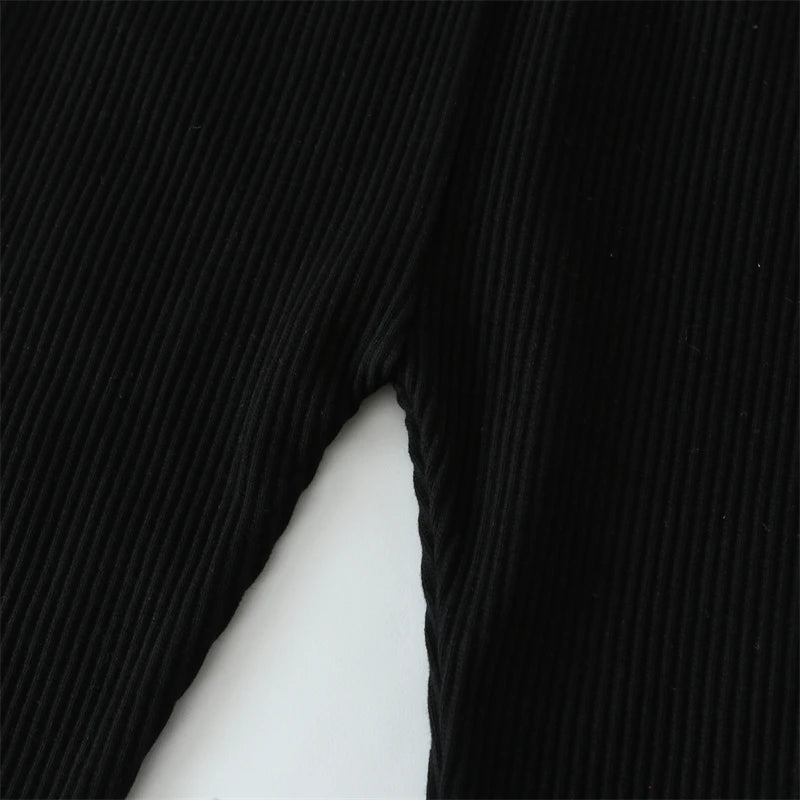 Cotton High Waist Leggings for Baby Girls and Boys