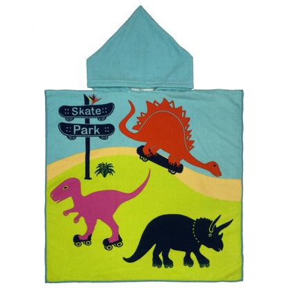 Dinosaur Hooded Bathrobe for Kids and Infants