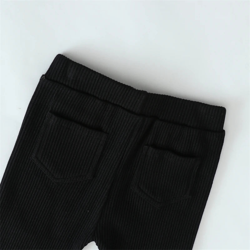 Cotton High Waist Leggings for Baby Girls and Boys
