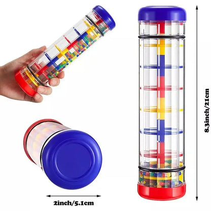 Montessori Rain Stick Rattle for Sensory Play and Music