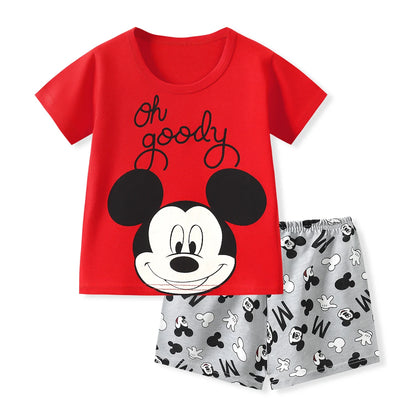 Kids' Summer T-Shirt and Shorts Set for Boys and Girls