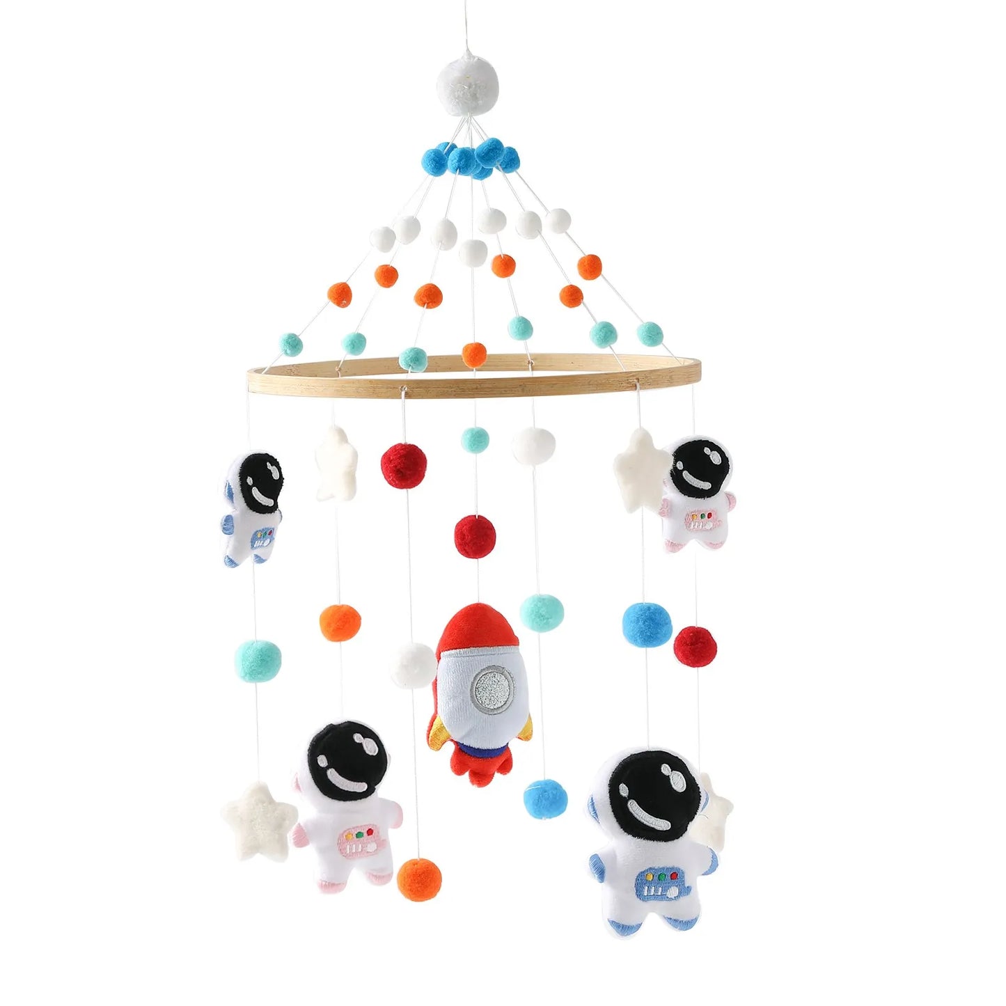 Musical Baby Cloud Rattle & Crib Mobile for Newborns
