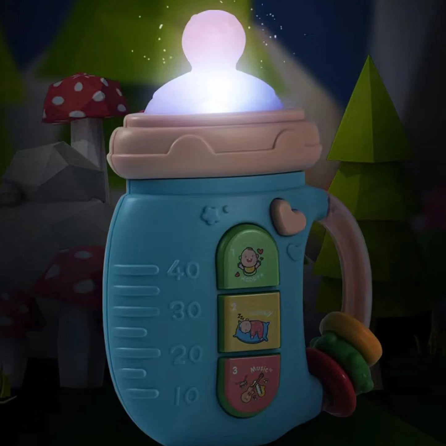 Musical Soothing Bottle Toy for Babies 18M+