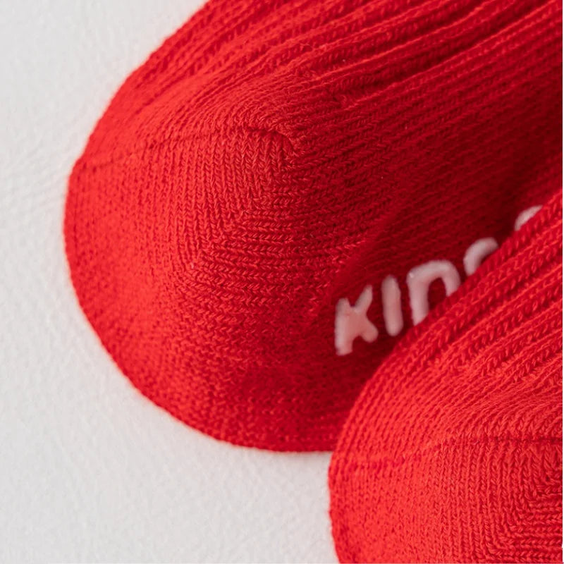 Toddler Christmas Anti-Slip Socks with Santa Design, 0-3 Years