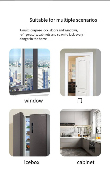 Adjustable Child Safety Locks for Windows and Doors