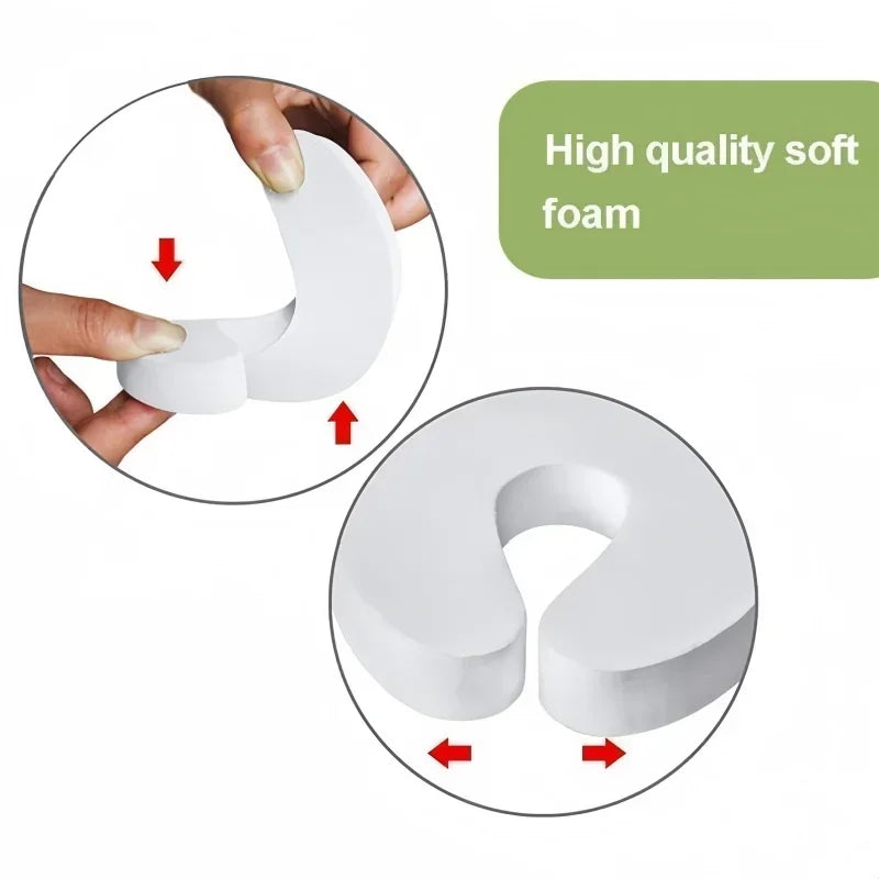 Baby Safety Door Stoppers - Finger Pinch Guard Set of 6