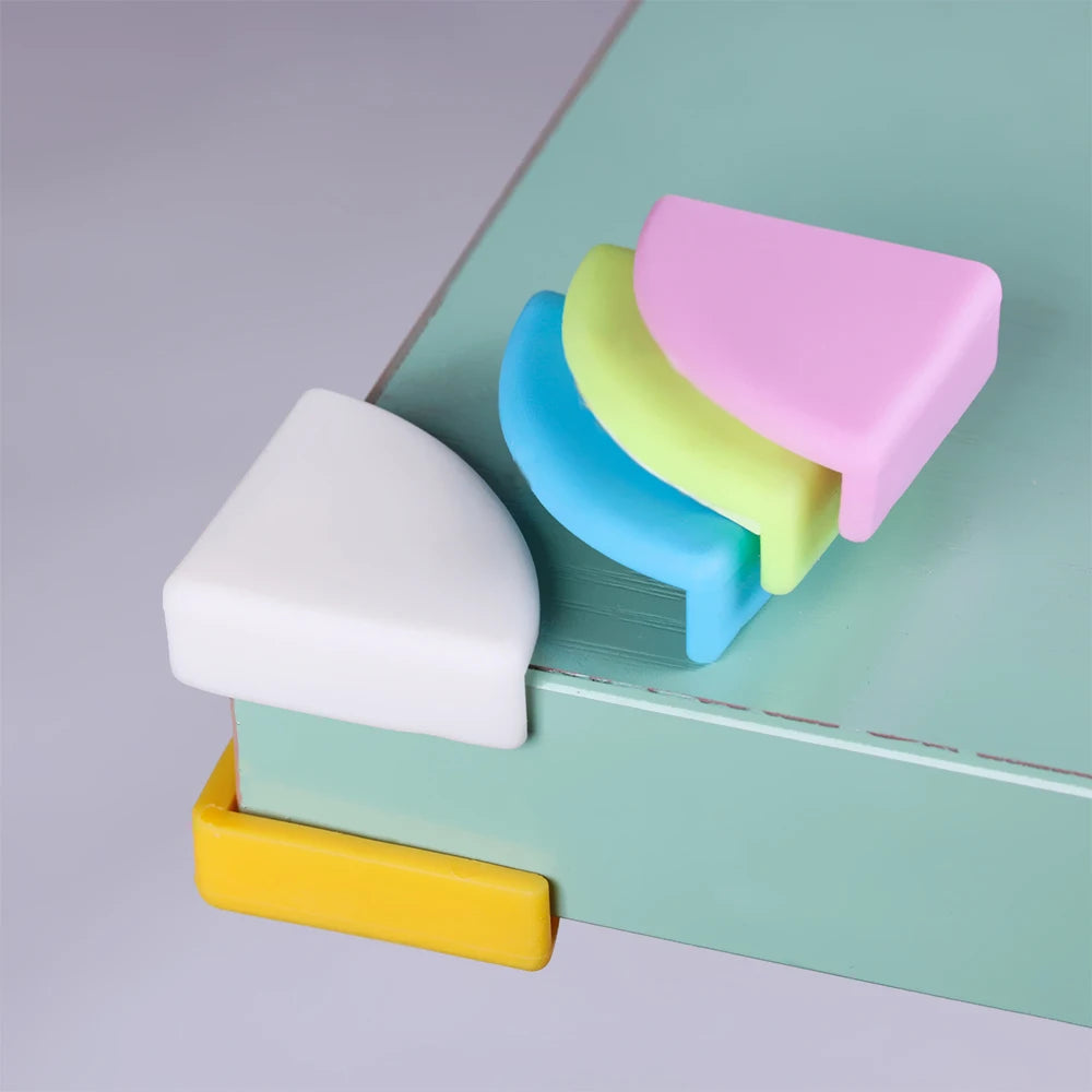 4-Pack Baby Safety Silicone Corner Protectors for Tables