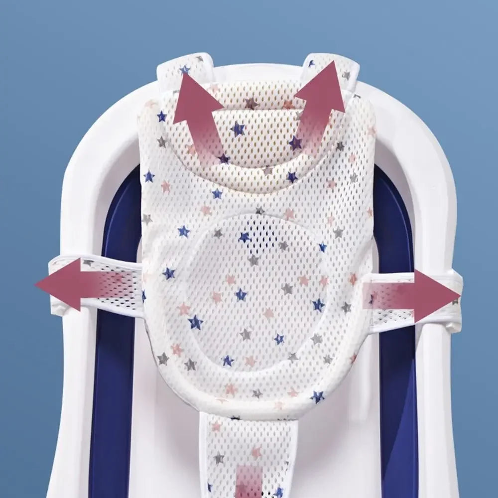 Adjustable Anti-Slip Baby Bath Cushion and Pillow Mat