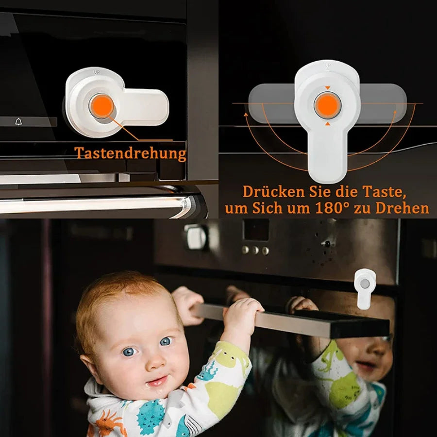 Baby Safety Oven Door Lock for Kitchen Childproofing