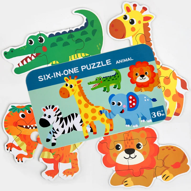 Alphabet and Number Wooden Puzzle for Toddlers 1-3 Years