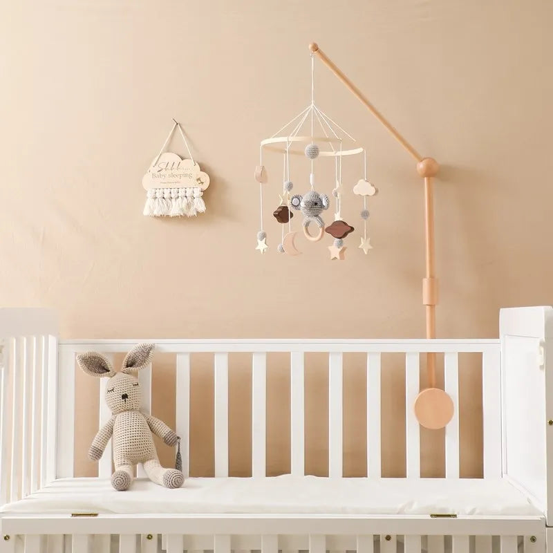 Musical Baby Cloud Rattle & Crib Mobile for Newborns