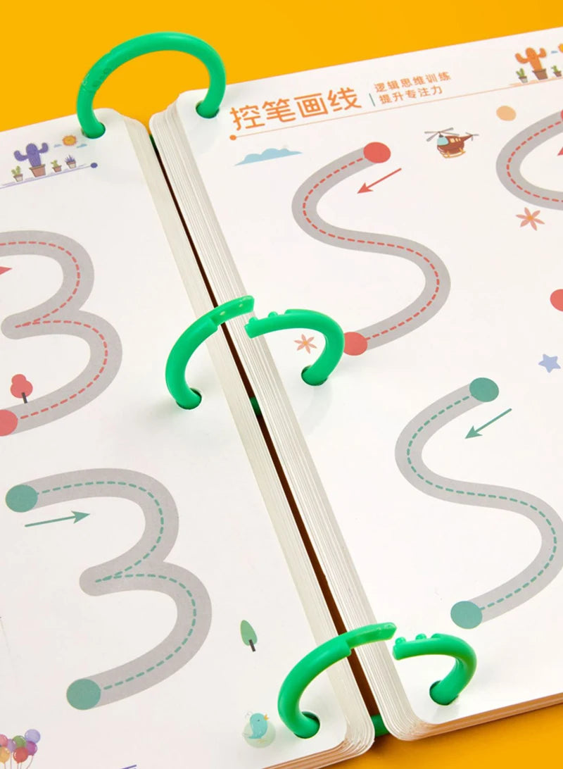 Montessori Drawing Toy Set for Toddler Math and Shape Learning