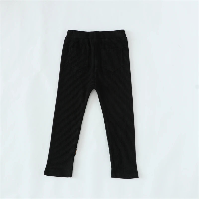 Cotton High Waist Leggings for Baby Girls and Boys