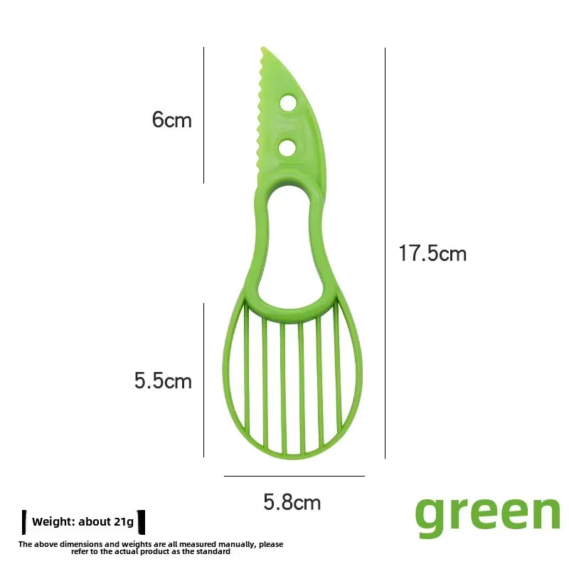 3-in-1 Avocado Slicer Tool – Corer Peeler Cutter Kitchen Gadget