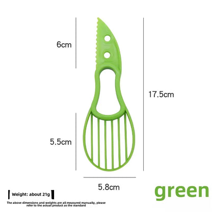 3-in-1 Avocado Slicer Tool – Corer Peeler Cutter Kitchen Gadget